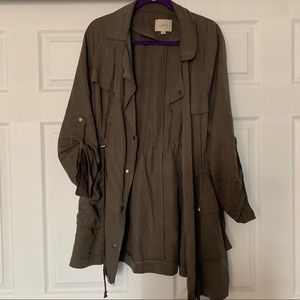 Hunter Green Loft Trench